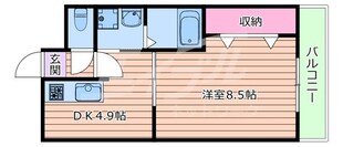 アンプルールクラージュコリーヌシャンⅠの物件間取画像